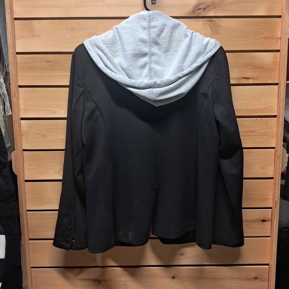 Evereve St. Ives Blazer With Hoodie Insert Size L - Picture 3 of 6